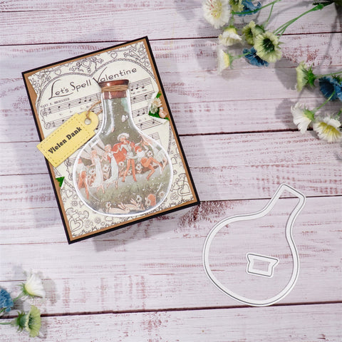 Inlovearts Glass Bottle Metal Cutting Dies
