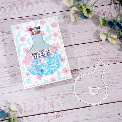 Inlovearts Glass Bottle Metal Cutting Dies