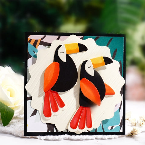 Inlovearts Parrots Cutting Dies