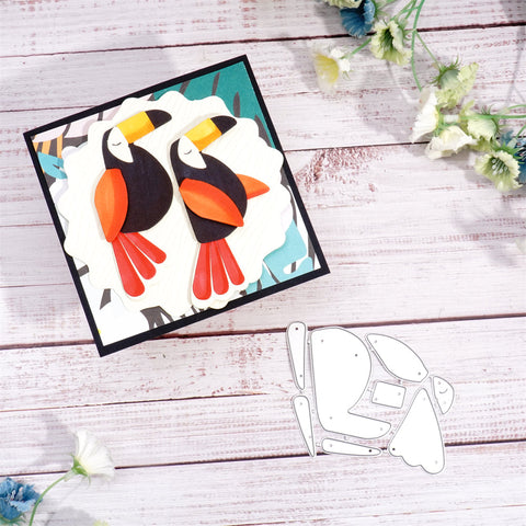 Inlovearts Parrots Cutting Dies