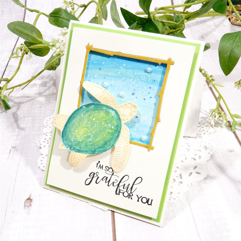 Inlovearts Sea Turtle Cutting Dies