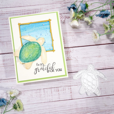 Inlovearts Sea Turtle Cutting Dies