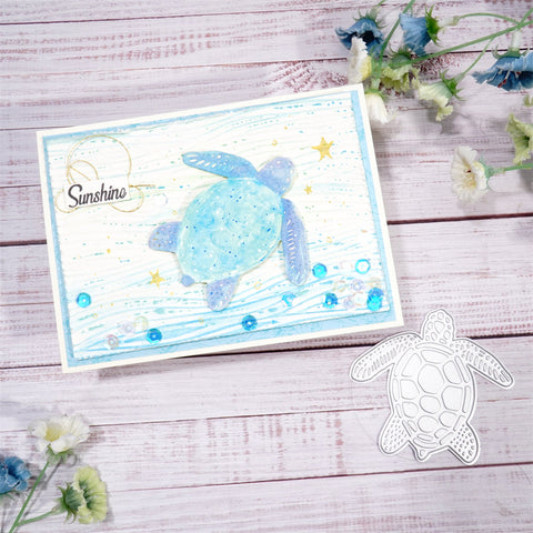 Inlovearts Sea Turtle Cutting Dies