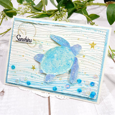 Inlovearts Sea Turtle Cutting Dies
