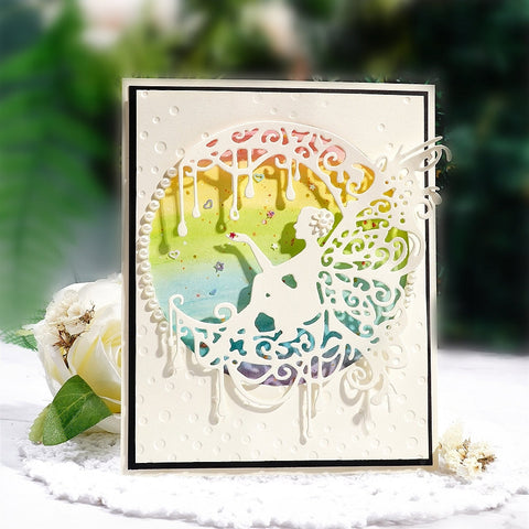 Inlovearts Skeleton Moon Girl Cutting Dies
