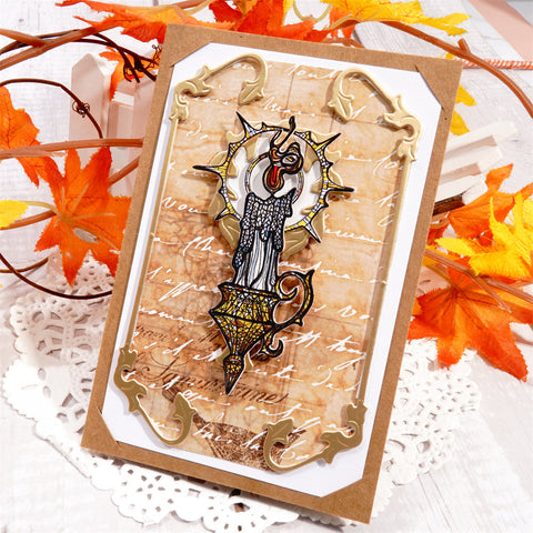 Inlovearts Vintage Candle Cutting Dies
