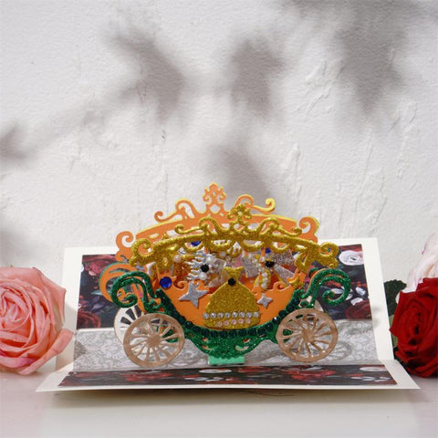 Inloveartshop Cinderella's Carriage Pop up Cutting Dies