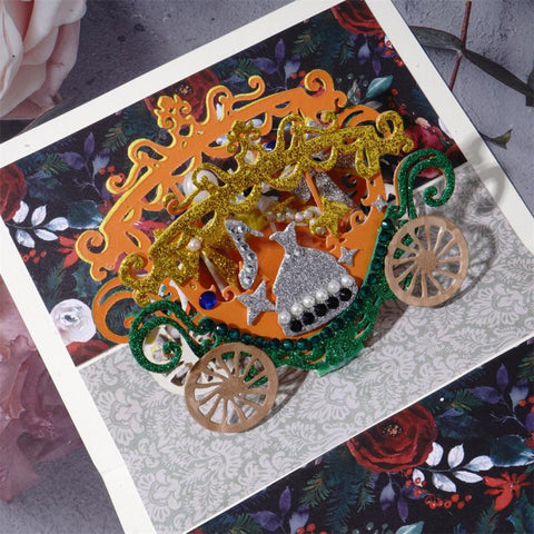 Inloveartshop Cinderella's Carriage Pop up Cutting Dies
