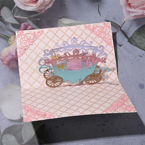 Inloveartshop Cinderella's Carriage Pop up Cutting Dies