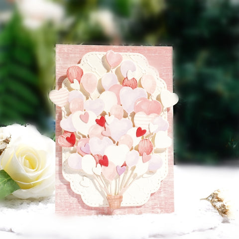 Inlovearts Love Balloon Metal Cutting Dies