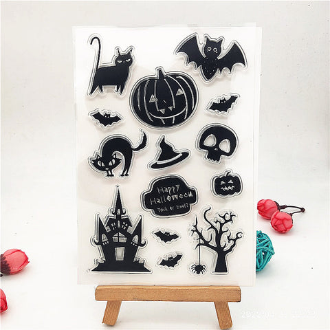 Inlovearts Happy Halloween Clear Stamps
