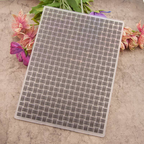 Inlovearts Weave Pattern Emboss Folder