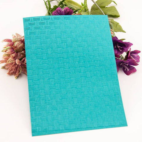 Inlovearts Weave Pattern Emboss Folder