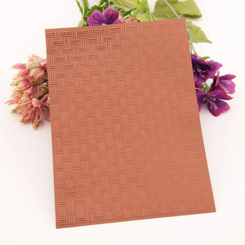 Inlovearts Weave Pattern Emboss Folder