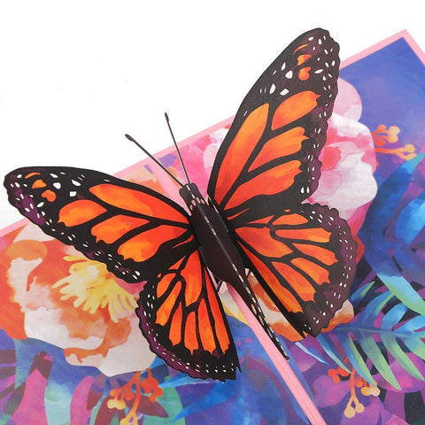 Inloveartshop Butterfly 3D Greeting Card