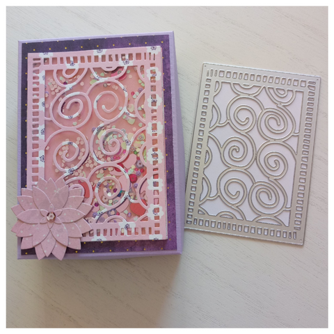 Inloveartshop Circle Pattern Background Board Cutting Dies