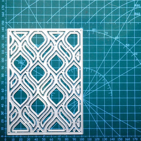 Inlovearts Rhombus Background Board Cutting Dies