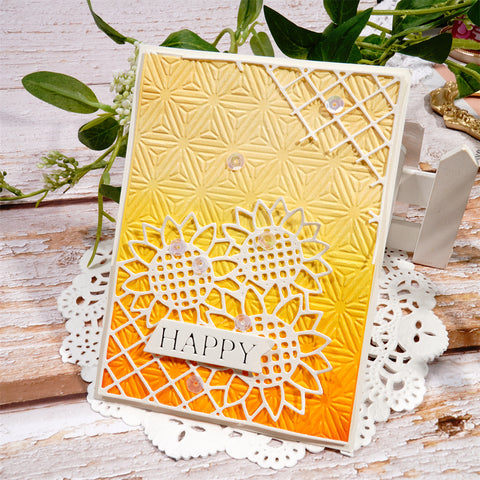 Inloveartshop Sunflower Decor Corner Cutting Dies