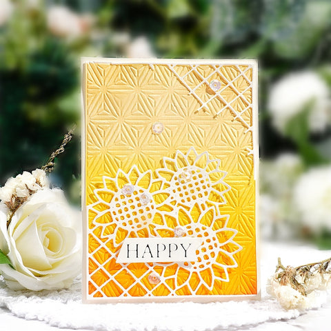 Inloveartshop Sunflower Decor Corner Cutting Dies
