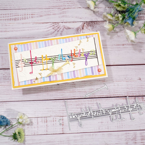 Inlovearts The Beating Notes Metal Cutting Dies