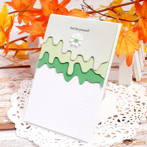 Inlovearts Three Irregular Wavy Lines Cutting Dies