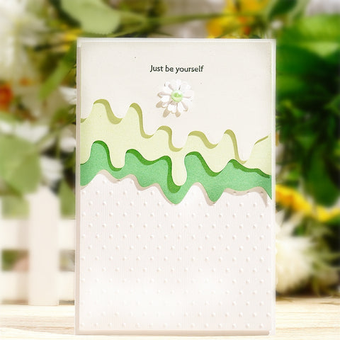 Inlovearts Three Irregular Wavy Lines Cutting Dies
