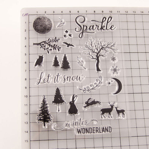 Inlovearts Winter Clear Stamps