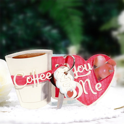 Inlovearts You and Me Coffee Cup Dies