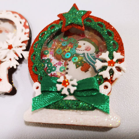 Inloveartshop Snowflake Crystal Ball Frame Cutting Dies