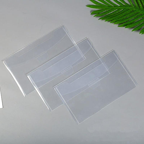 9 Types Transparent Filing Envelopes Bag Document Folder and Rubber Magnetic Sheets (20pcs)