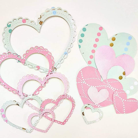 Heart Shape Frame Dies - Inlovearts