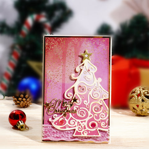 Inloveartshop Christmas Tree Cutting Dies