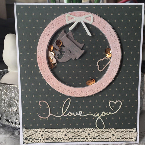 Stackable Circle Hollow Daisy Frame Dies - Inlovearts