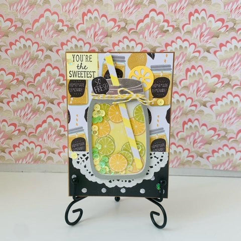 Lemon Glass Frame Decor Dies