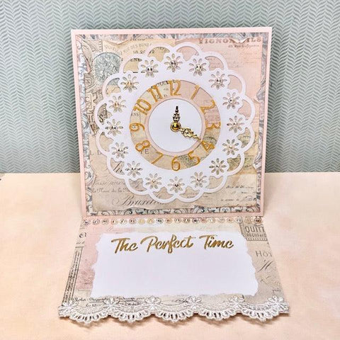 Lace Cluster Clock Dies