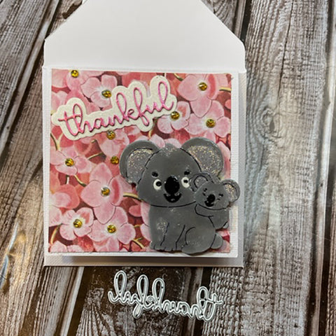 Inloveartshop Thankful Word Decor Cutting Dies