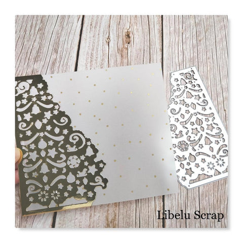 Inloveartshop Stylish Hollow Christmas Tree Frame Christmas Theme Cutting Dies