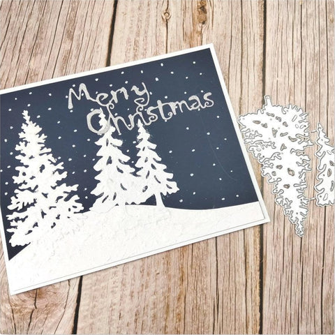Inloveartshop Lush Pine Christmas Theme Cutting Dies