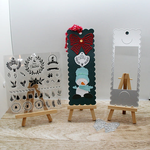Inloveartshop 2Pcs Creative Bookmark Border Tag Cutting Dies