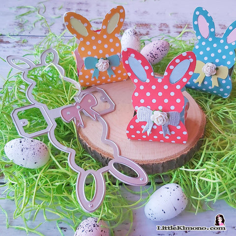 Inloveartshop Lovely Bunny Decor Box Cutting Dies