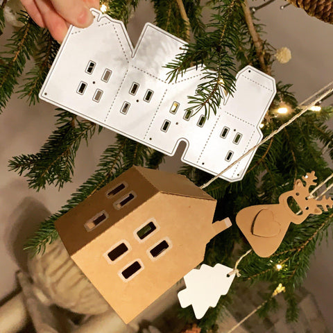 3D House Shaped Desktop Decoration Dies - Inlovearts