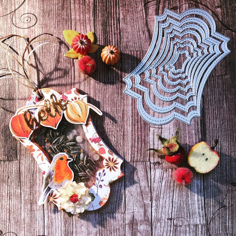 Stitched Ornament Nesting Dies - Inlovearts