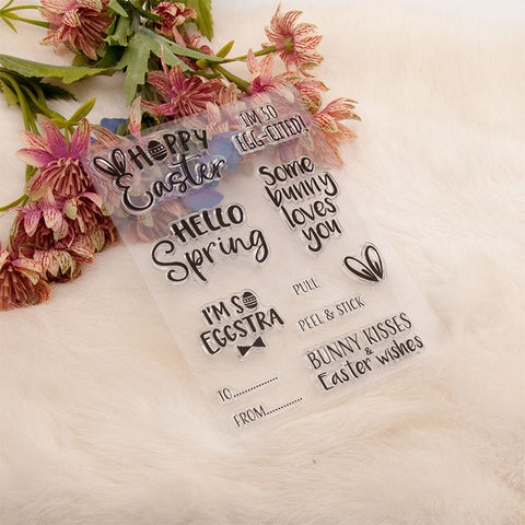 Inlovearts Easter Words Clear Stamps