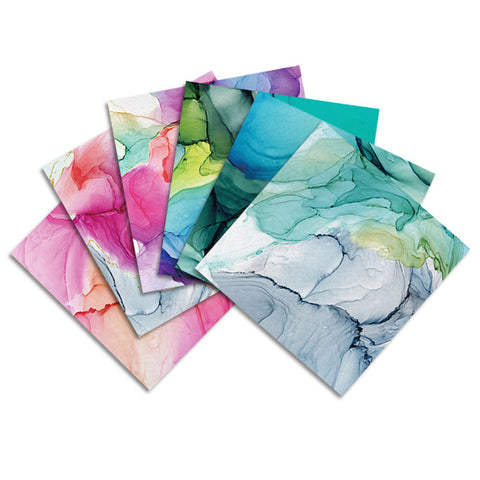 Inlovearts 24PCS 6" Colorful Days Scrapbook & Cardstock Paper