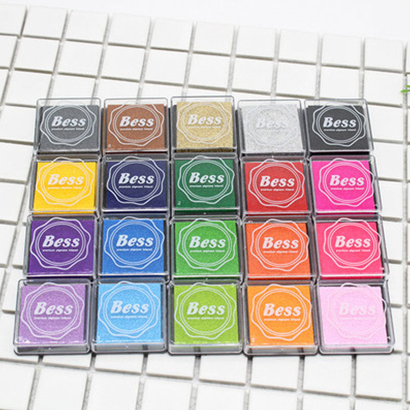 Bess 24 Colors Ink Pad Stamp Applicator Tool – Inlovearts