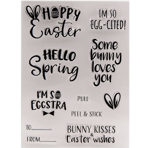 Inlovearts Easter Words Clear Stamps