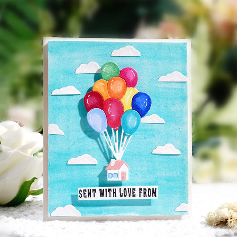 Inlovearts Flying Hot Air Balloon Metal Cutting Dies