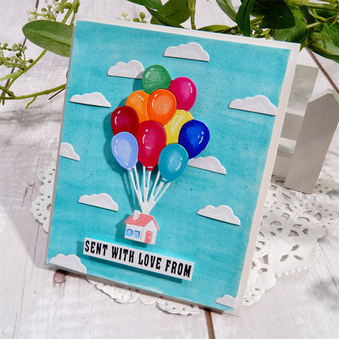 Inlovearts Flying Hot Air Balloon Metal Cutting Dies