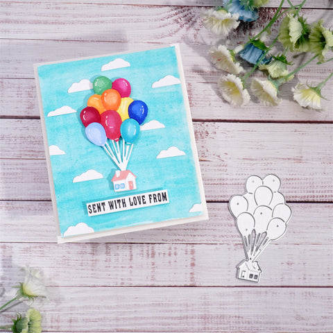Inlovearts Flying Hot Air Balloon Metal Cutting Dies