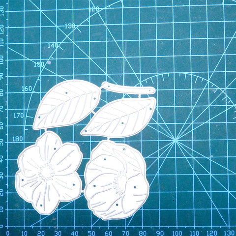 Inlovearts Blooming Flowers Cutting Dies